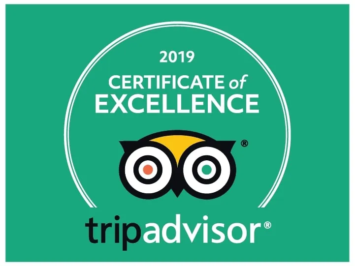 TripAdvisor 2019 Excellence Award